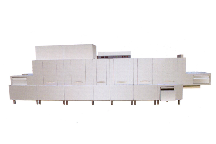 FS-8000H型高溫消毒烘干消毒長龍式洗碗機(jī)